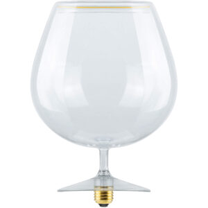 LED Floating Cognac Clear E27 dekorativna LED žarulja