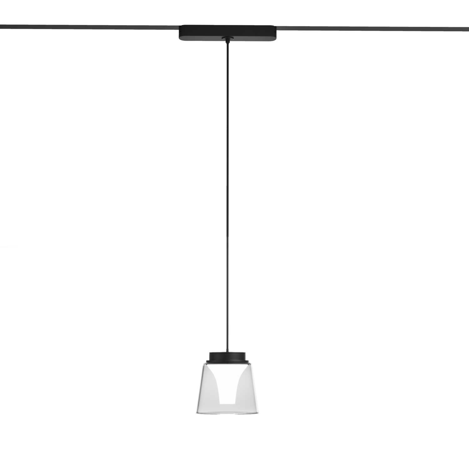 Tračna LED visilica AIR HANG 4 W 3000 K crna